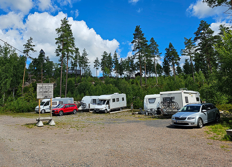 Ställplats husvagn husbil parkering 